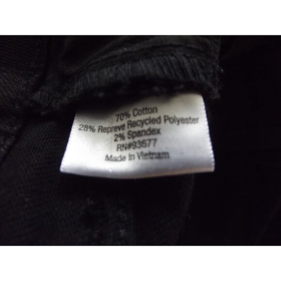 St John's Bay Jeans 16T x 30" Black Ankle Skinny Leg Mid Rise (16 tall) - Picture 10 of 11